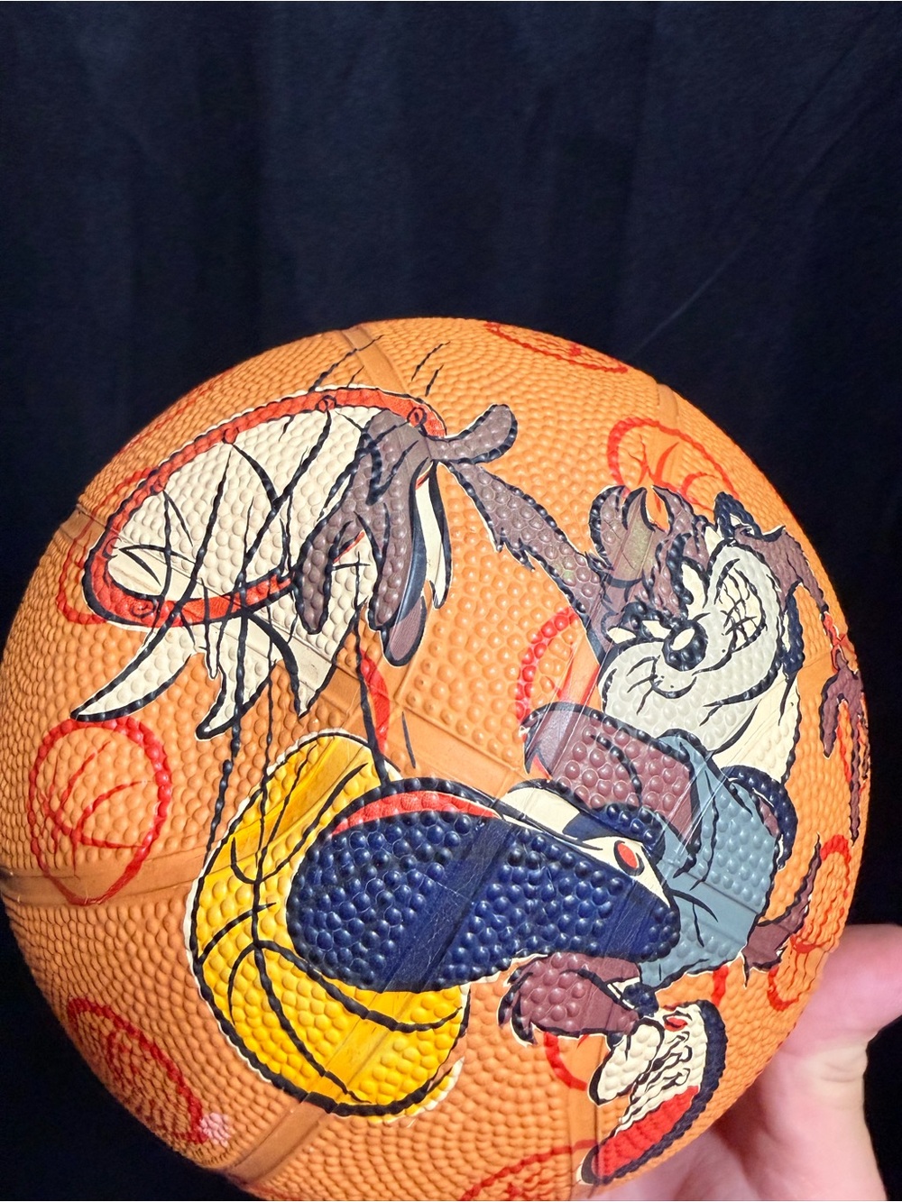 Vintage Tazmanian Devil Mini Basketball